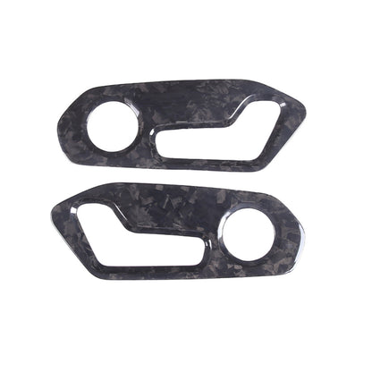 Forged Carbon Seat Backrest Switch Panel Cover Trim For Lamborghini URUS 18-23 4