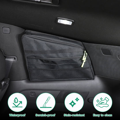 Rear Trunk Left Side Window Storage Bag Organizer For Cadillac XT6 20-24 11