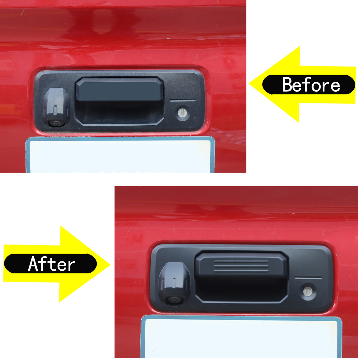 Matte Black Mirror Covers +Door Handle +Tailgate Cover For Toyota Tundra 2007-21 4