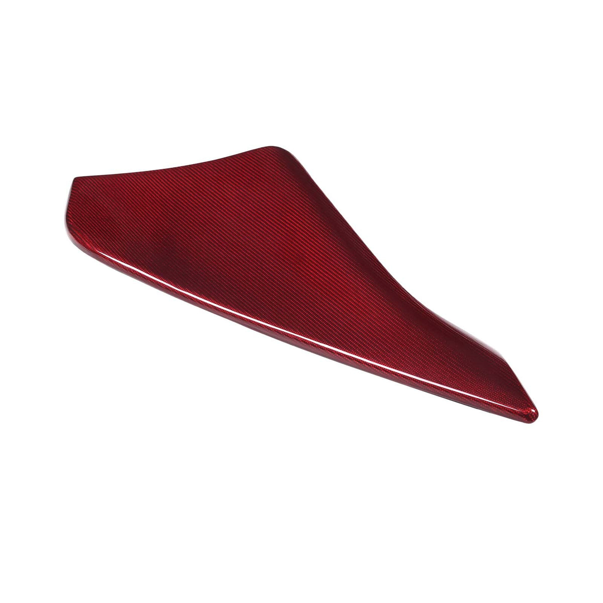 Red Real Carbon Fiber Center Console Left Side Panel Trim For GR Supra 20-23 8