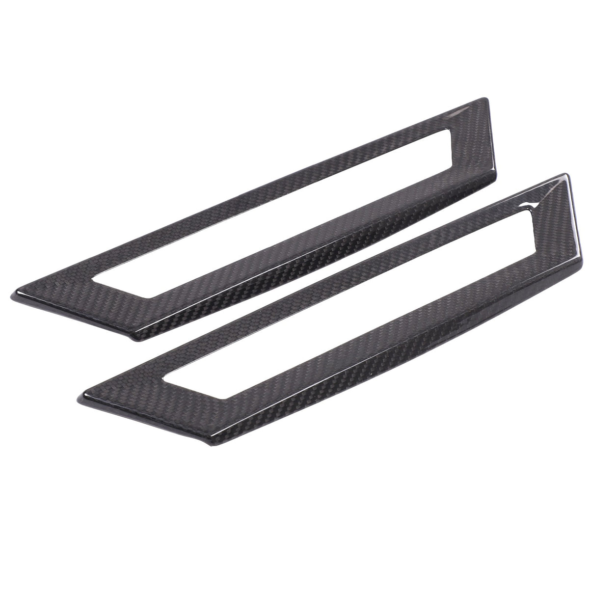 Real Carbon Fiber Under-Seat Air Vent Trim For Tesla Cybertruck 2024+ 3