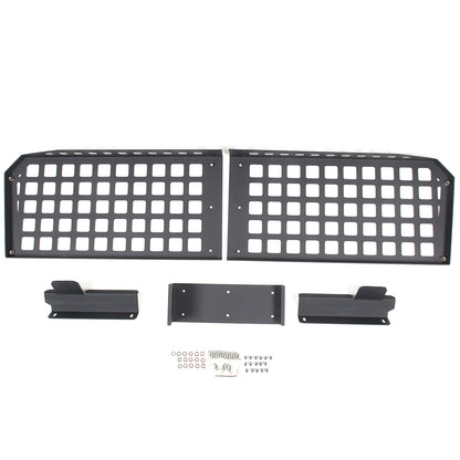 Modular Storage Overhead Molle Panel Rear Trunk Shelf for Toyota FJ Cruiser 07+ 13