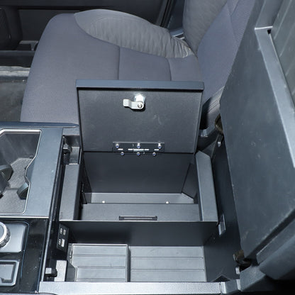 Electronic Fingerprint Lock Center Console Safe Box For Toyota Tundra 2022+ US 10