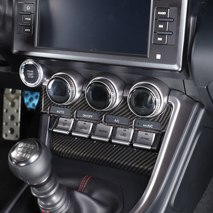 ABS Carbon Fiber Interior Center Console Trim Set Fits For GR86/BRZ 2022-2025 US - Variants 6-10 56