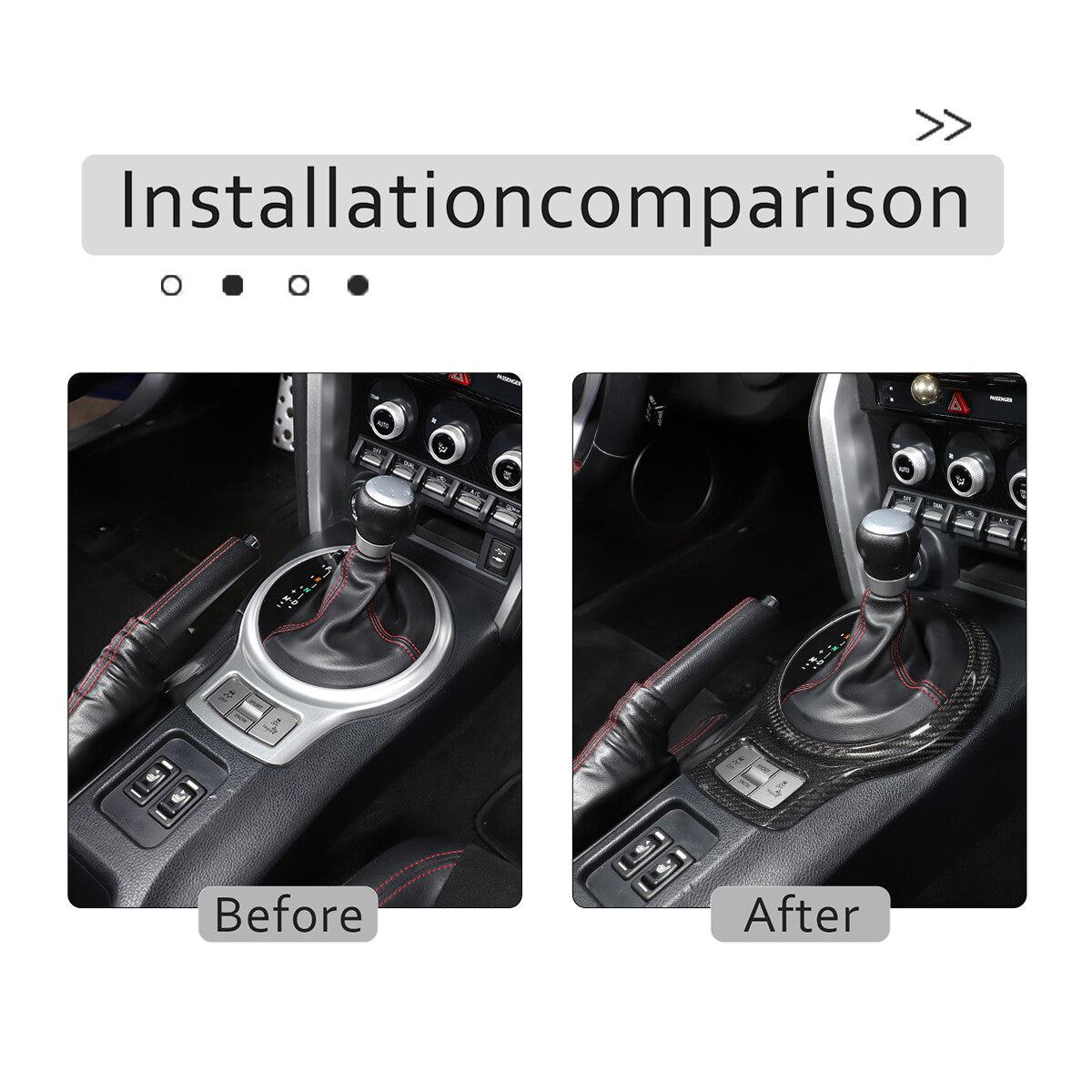 Real Carbon Fiber Interior Center Trim Set For Toyota 86 Subaru BRZ 2012-2020 81