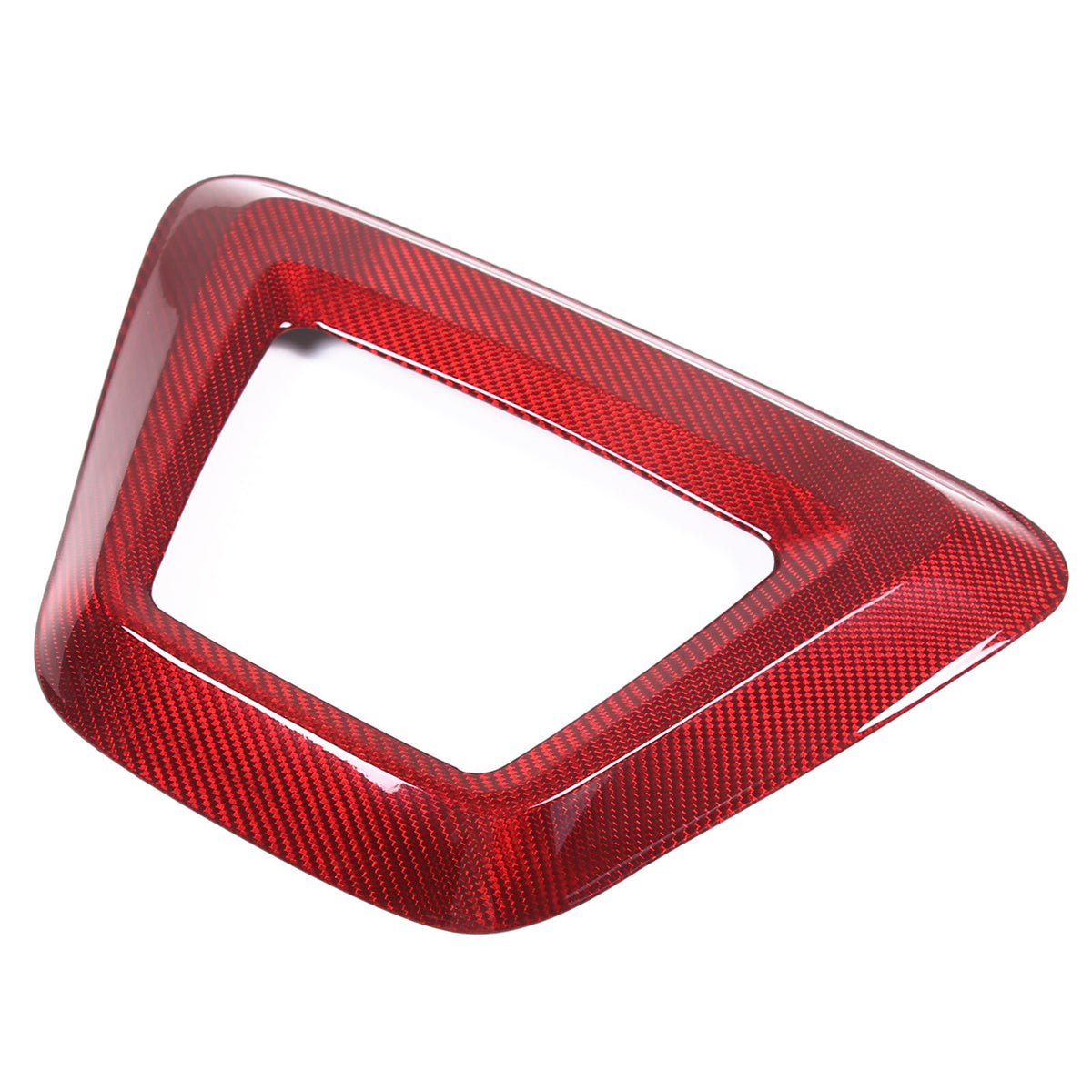 Red Real Carbon fiber Rear Bumper lower brake light frame For GR Supra 19-24 19