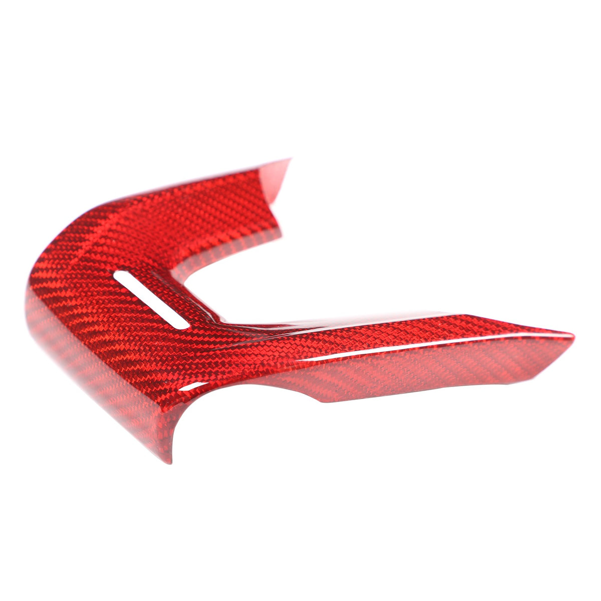 Red Real Carbon Fiber Steering Wheel Trim For Lamborghini Urus/Urus SE 2018-2023 13