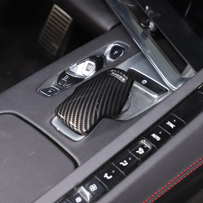 Carbon Fiber Style Center Console Panel Trim Cover Set Kit For Corvette C8 20+ 5