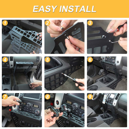 Center Console Multi-Function Extension Platform For Nissan Frontier 2009-2017 6