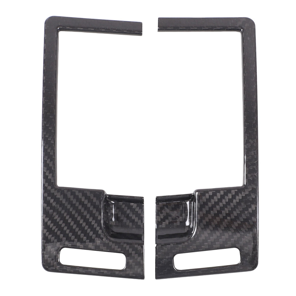 Real Carbon Fiber Center Console Air Vent Trim For Nissan 350Z Z33 2003-2006 6