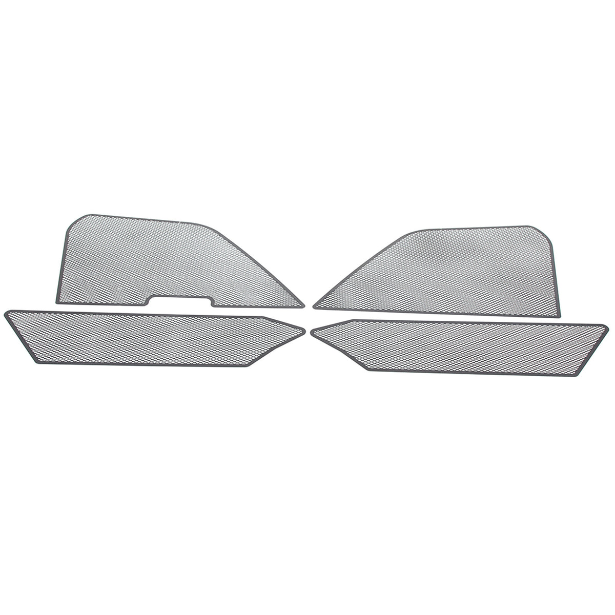 Front Grill Guard Side Vent Intake Mesh Grille Insert For Corvette C8 2020-26 8