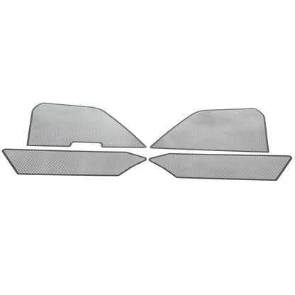 Front Grill Guard Side Vent Intake Mesh Grille Insert For Corvette C8 2020-26 8