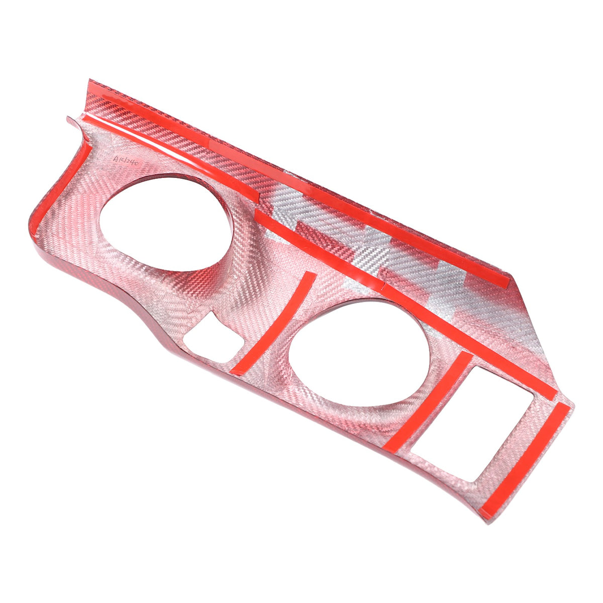 Red Real Carbon Fiber Interior Center Console Trim For Nissan Z 400Z RZ34 2023+ 4
