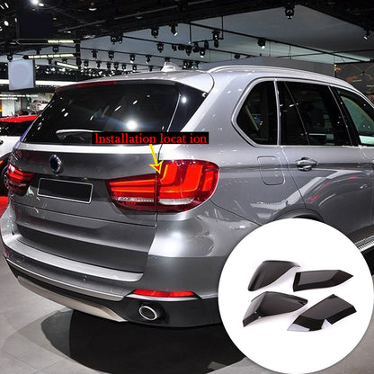 ABS Blackout Rear Tail Light Shell Lamp Shade Protect Cover For BMW X5 F15 14-18 3
