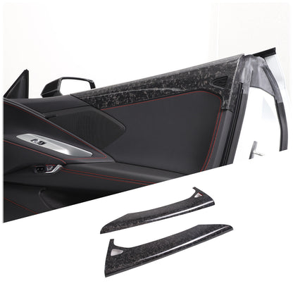 Forged Real Carbon Fiber Full Interior Set Cover Trim Kit For Corvette C8 20-25 - Variants 16-20 41