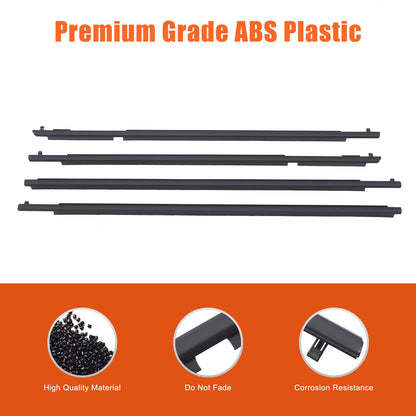 Replacement Rubber Window Outer Seal Strip For Toyota Prado LC150 2010-2020 US 17