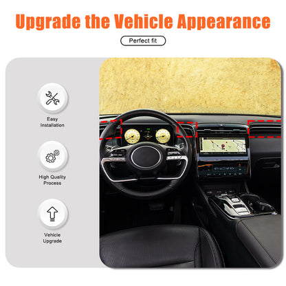 Interior Dashboard Center Console Air Vent Trim Cover For Hyundai Santa Cruz 22+ 11