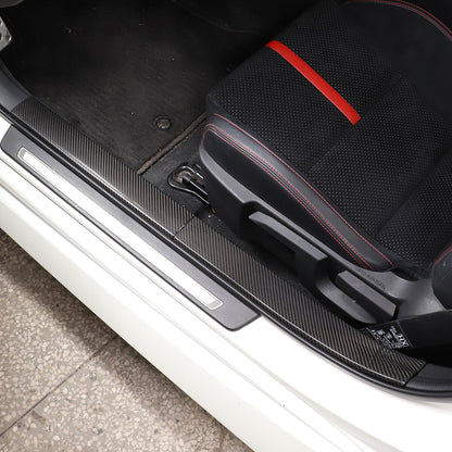 Door Sill Plate Protector Guards Strip Cover Trim For Toyota GR86/Subaru BRZ 22+ 1