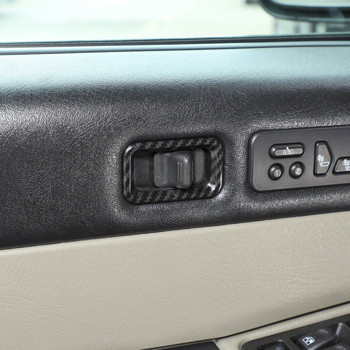 ABS Carbon Fiber Interior Full Set Panel Cover Trim for Hummer H2 2003-2007 - Styles 6-10 17