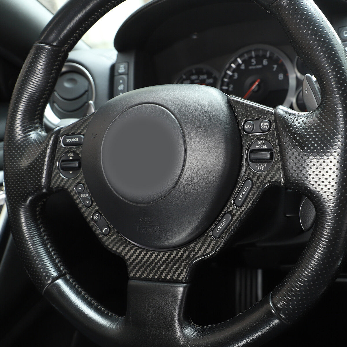 Real Carbon Fiber Interior Set Cover Trim Kit For  Nissan GTR R35 2008-2016 US 60