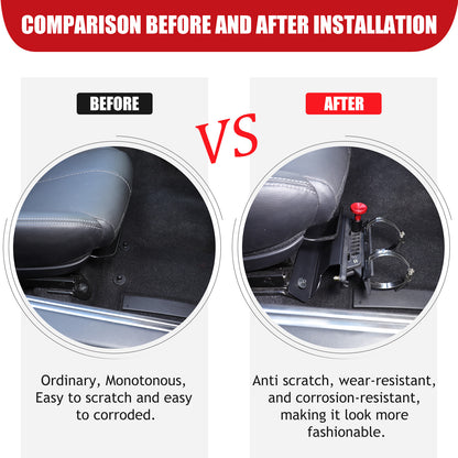 Adjustable Black Car Fire Extinguisher Mount Bracket For Mazda MX-5 Miata 16-23 6