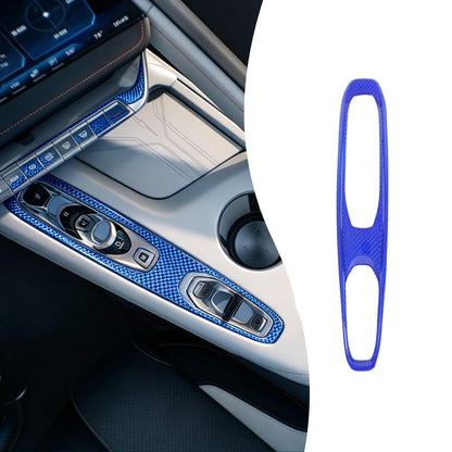 Blue Real Carbon Fiber Gear Shift Indicator Trim For Corvette C8 2026+ 1