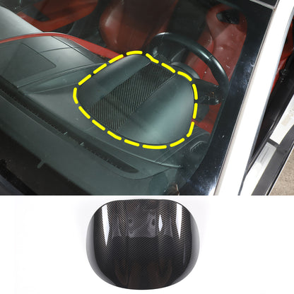 Carbon Fiber Interior Dashboard Upper Cover Trim For Jaguar F-TYPE 2013-24 US 8