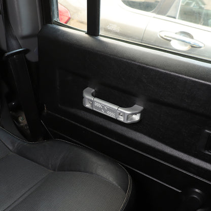 Mecha Silver Replacement Interior Door Handle Grab For LR Defender L316 2004-18 5