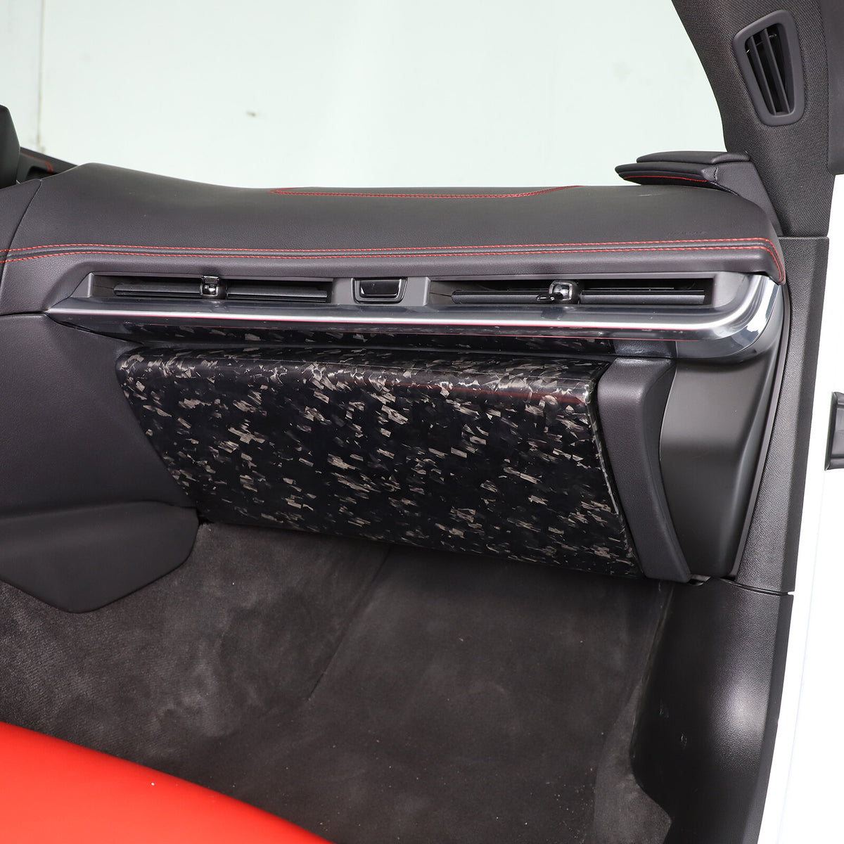 Forged Real Carbon Fiber Full Interior Set Cover Trim Kit For Corvette C8 20-25 - Variants 1-5 43