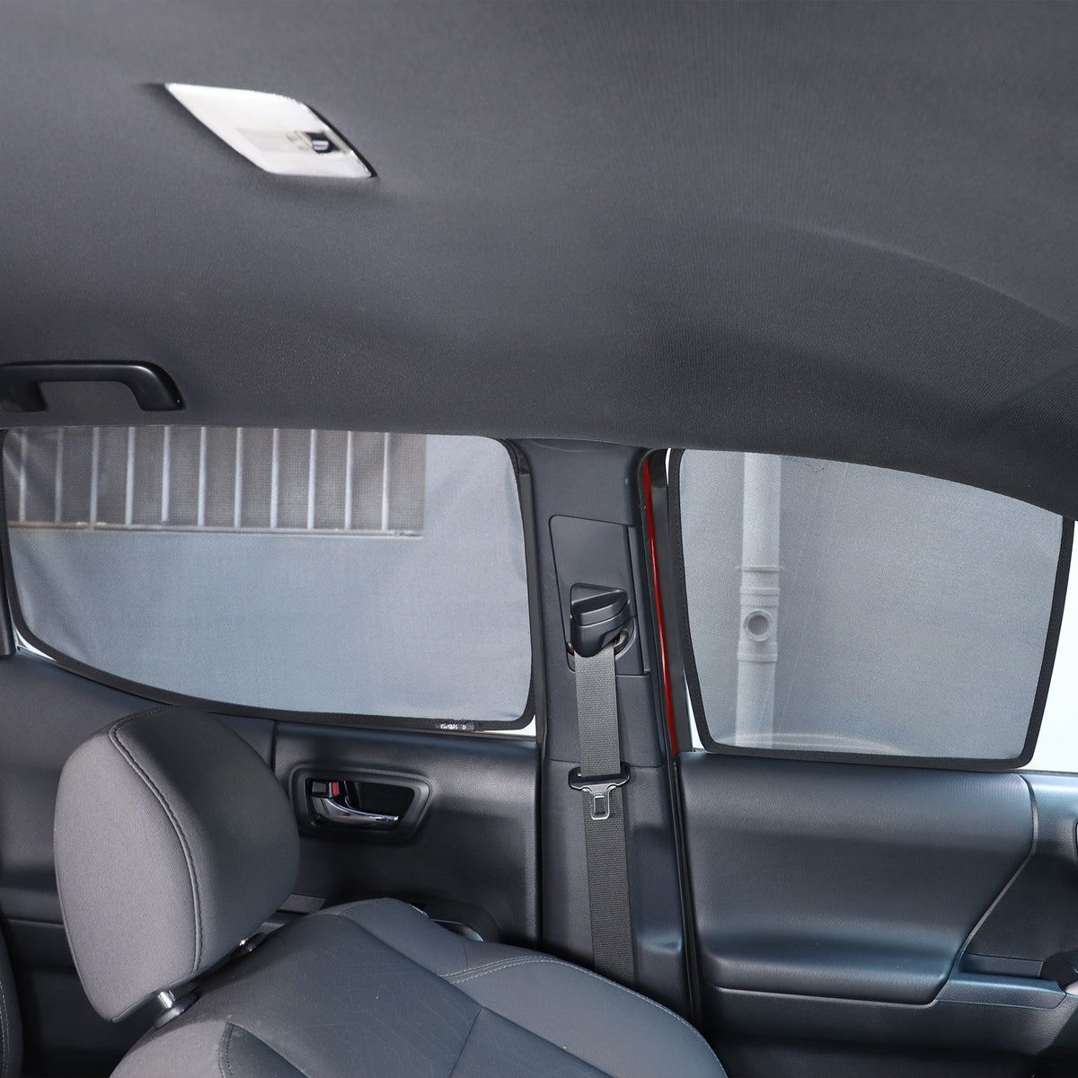 Front Rear Window Sun Shade Cover Mesh Shield Screen For Toyota Tacoma 2016-2022 12