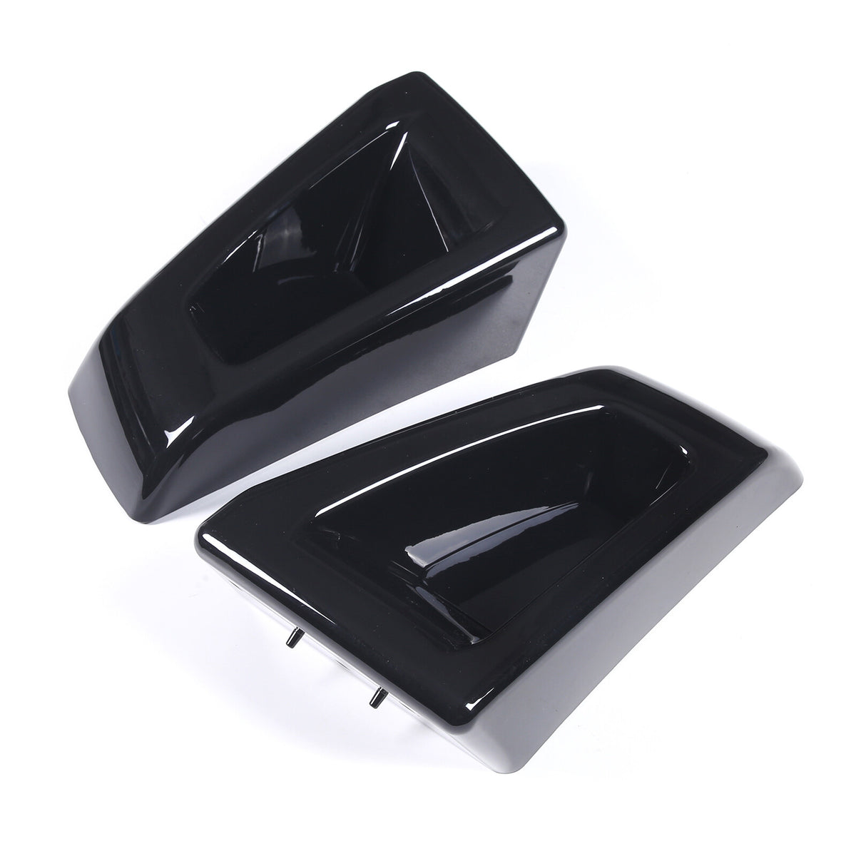 Glossy Piano Black Front Bumper Exterior Trim Cover Set For Hummer H2 2003-2009 - Styles 6-10 25