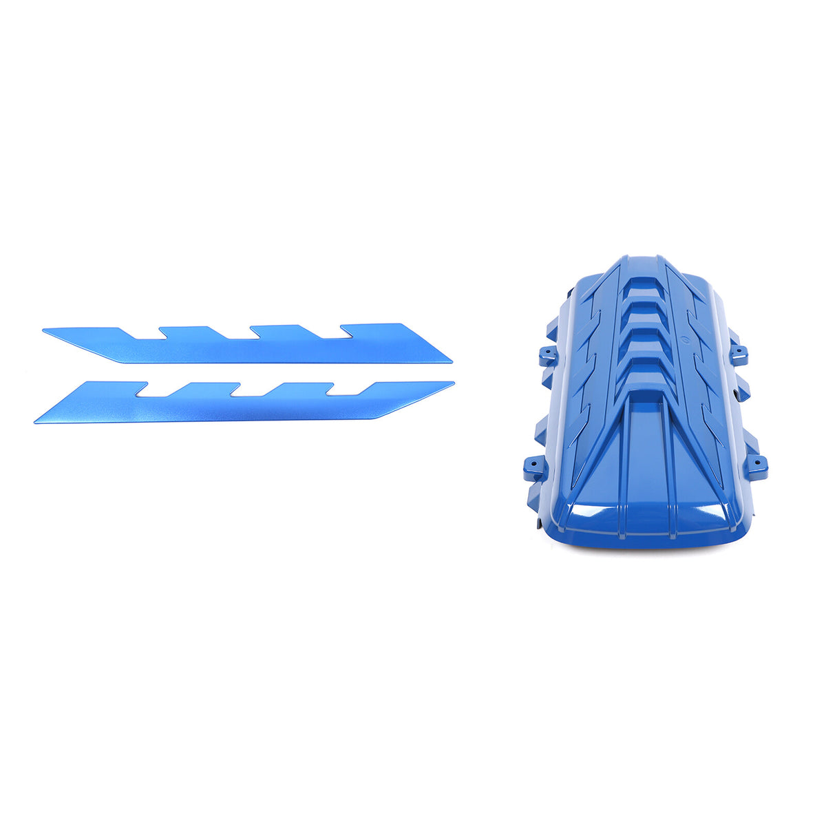 Blue Engine Bay Panel Cover Trim in Edge Blue For Corvette Coupe C8 2020-2026 3