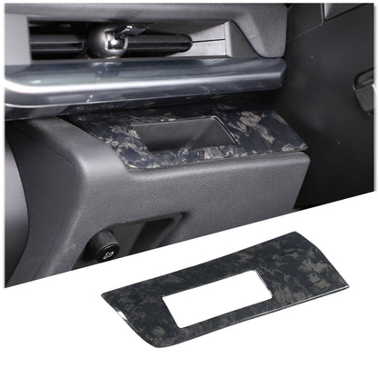 Forged Carbon Fiber Steering Wheel Card Slot Trim Cover For Corvette C8 2020-26 2