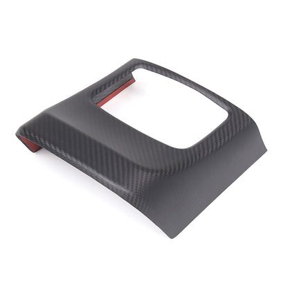 Matte Carbon Fiber Rear Storage Box Panel Cover Trim For Toyota Supra A90 19-24 17