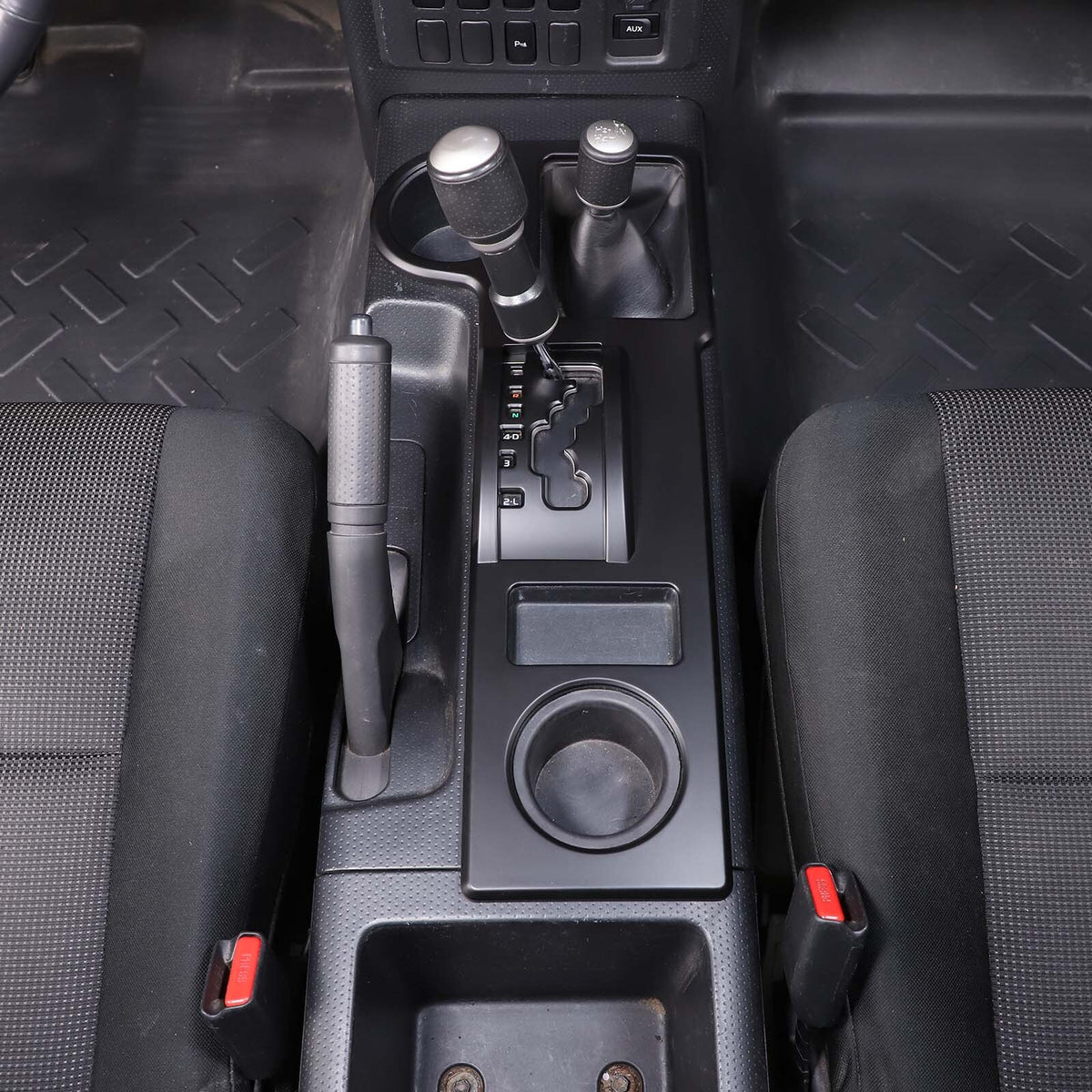 Matte Black ABS Interior Full Set Cover Trim Kit Set For FJ Cruiser 2007-2021 - Variants 1-5 10