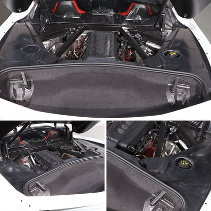 Real Carbon Fiber Front & Rear Strut/Shock Tower Cover For Corvette C8 2020-2026 21