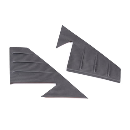 Matte Real Carbon Fiber Window Triangle A-Pillar Cover For LR Defender 2020-24 16