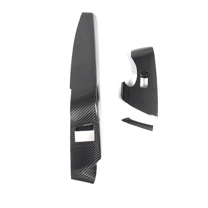 Real Carbon Fiber Interior Dashboard Trim Cover Decor Kit For Corvette C7 14-19 17