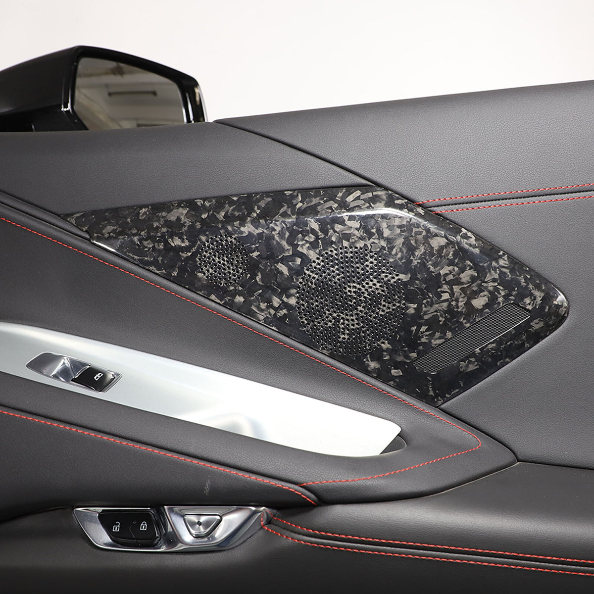 Forged Real Carbon Fiber Full Interior Set Cover Trim Kit For Corvette C8 20-25 - Variants 36-40 46