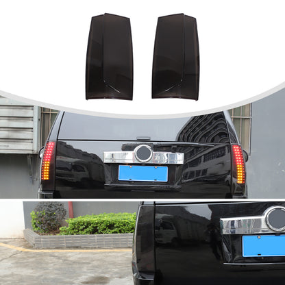 Gray Smoked ABS Taillight Blackened Shell Trim For Cadillac Escalade 2007-2014 8