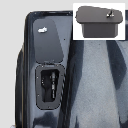 Steel Alloy Hood Air Vent Outlet Storage Box Tray For LR Defender L316 2004-2018 12