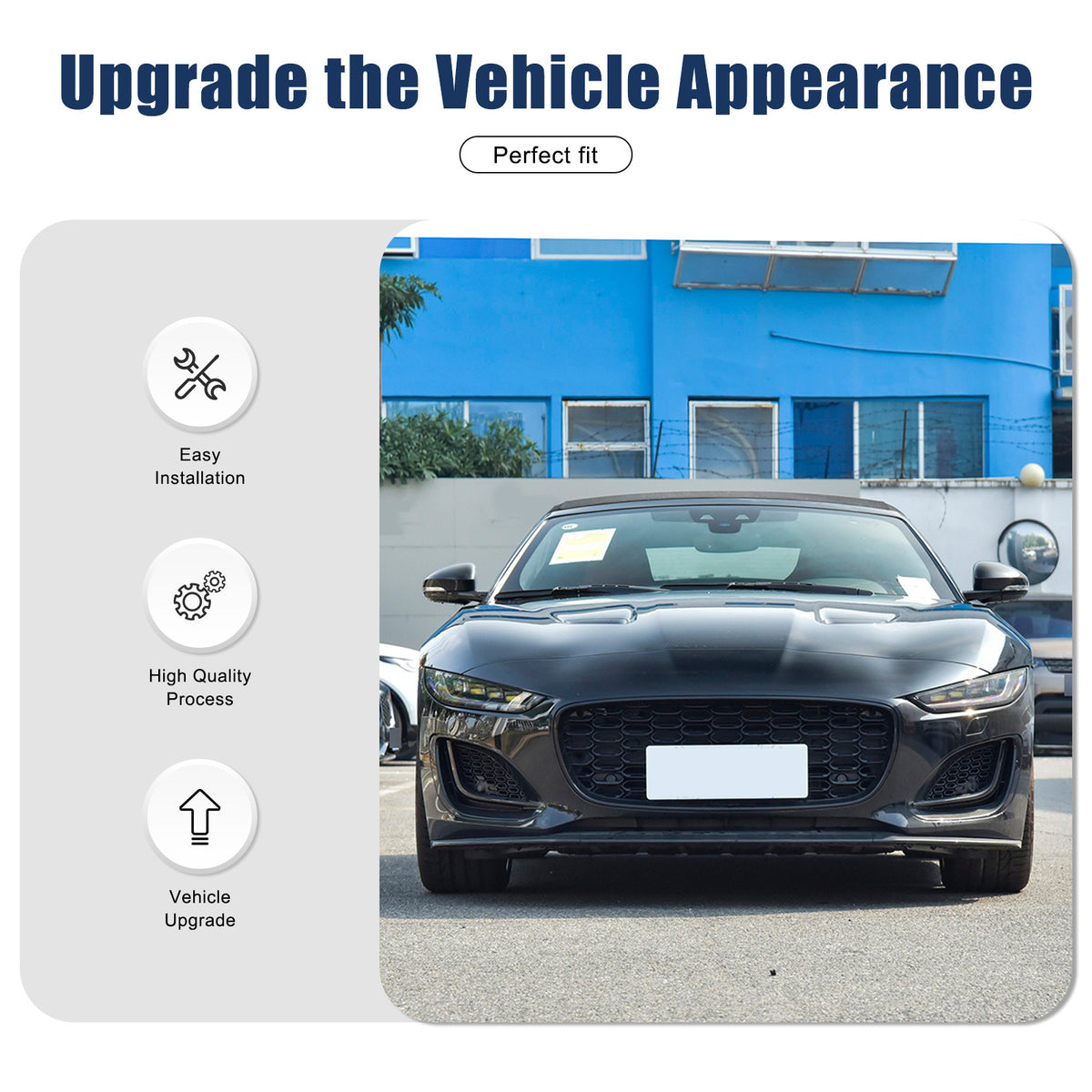 Forged Carbon fiber Steering Wheel Base Trim Cover For Jaguar F-TYPE 2013-2024 14