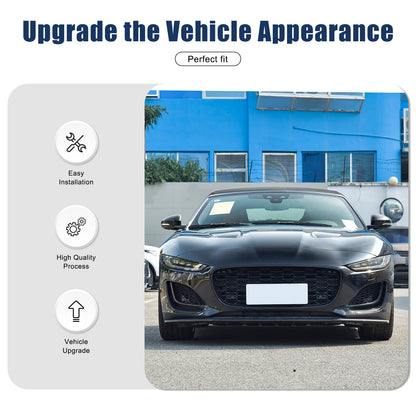 Forged Carbon fiber Steering Wheel Base Trim Cover For Jaguar F-TYPE 2013-2024 14
