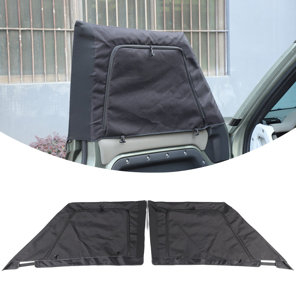 Front Window Sunshade Cover Trim For Land Rover Defender L663 2020+ 12