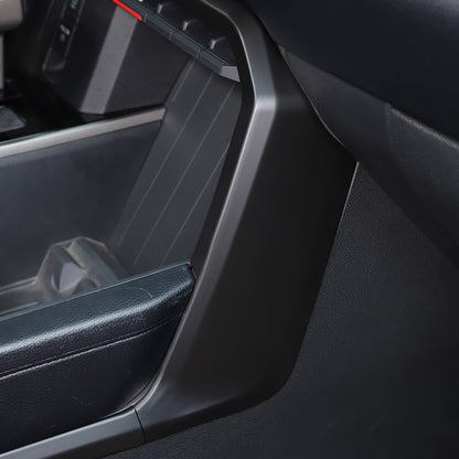 Matte Black ABS Center Console Frame Trim Cover For Tundra / Sequoia 2022-26 US 15