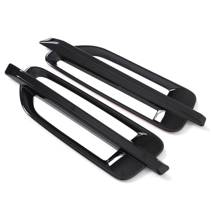 Glossy Piano Black Side Air Fender Vent Trim For Cadillac Escalade 2007-2014 8