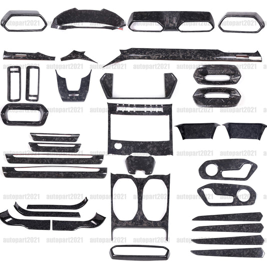 34 Styles Forged Real Carbon fiber Interior Trim Kit For Lamborghini URUS 18-23 - Variants 11-15 1