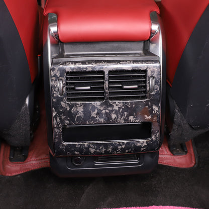 Forged Carbon Armrest Rear Air Vent Outlet Cover For Range Rover Sport 14-17 13