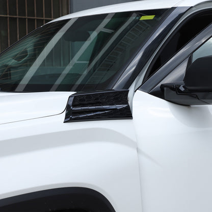 Glossy Piano Black Fender Upper Decoration Cover Trim For Toyota Tundra 2022+ US 20