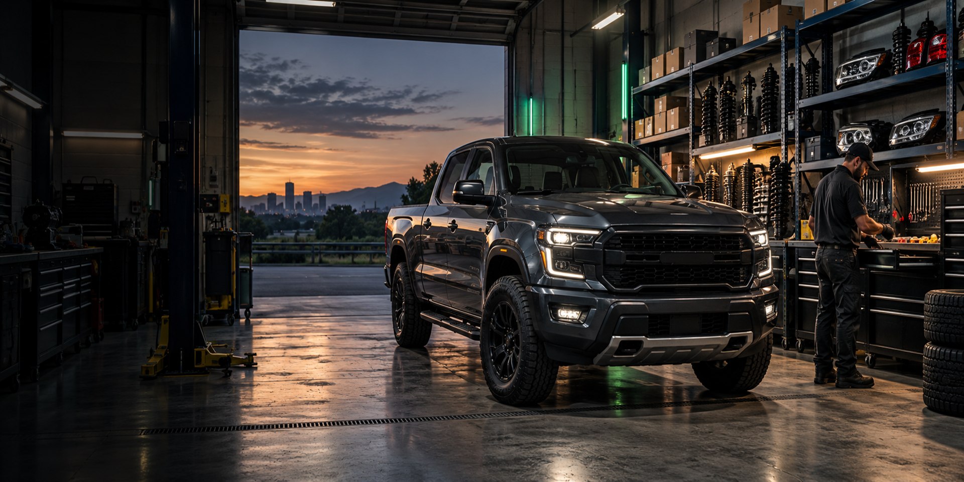 Automotive parts and workshop